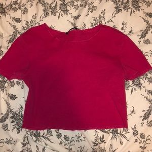 Zara cropped t-shirt